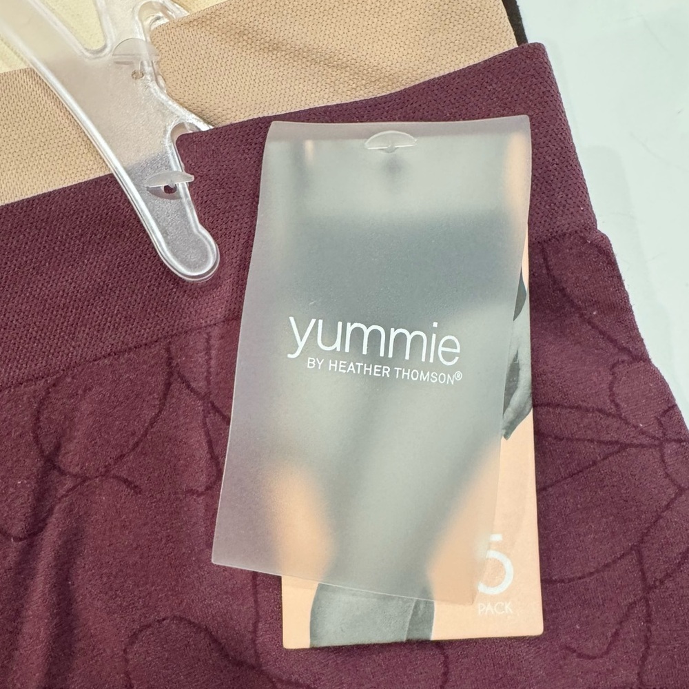 YUMMIE 5 Pack Panties Briefs Seamless Stretchy Comfy Tag Free Floral NWT XL - Picture 8 of 14